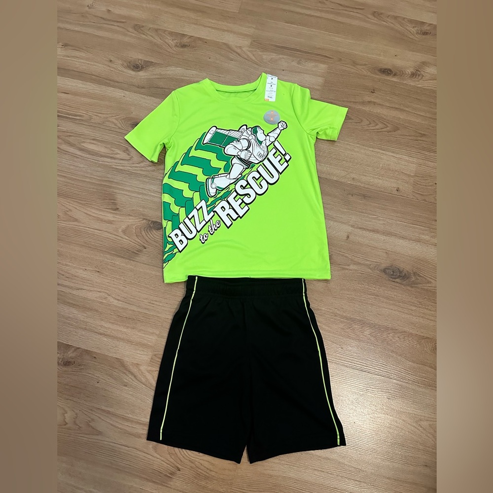 Jumping Beans Buzz Lightyear 2 pc Activewear set Size 4 Toddler